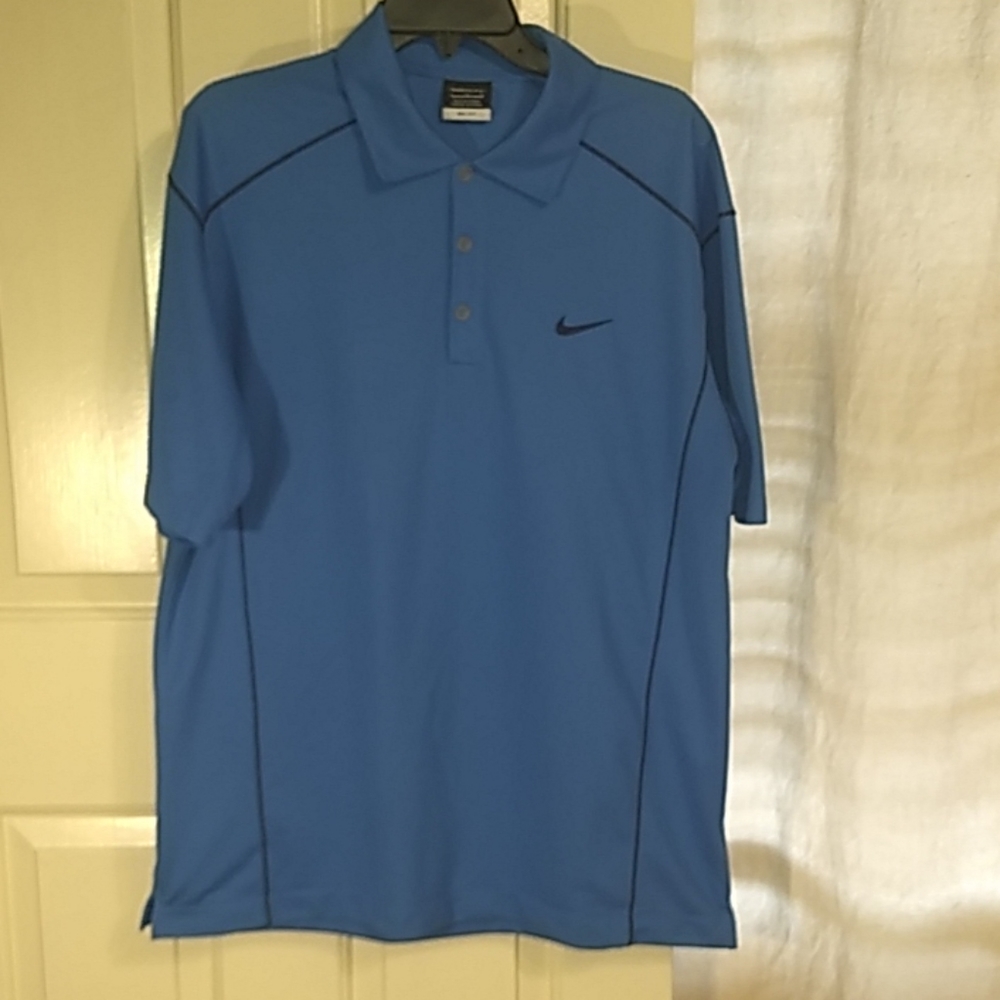 Nike Golf Dri-Fit Polo style s/s shirt sz Lg